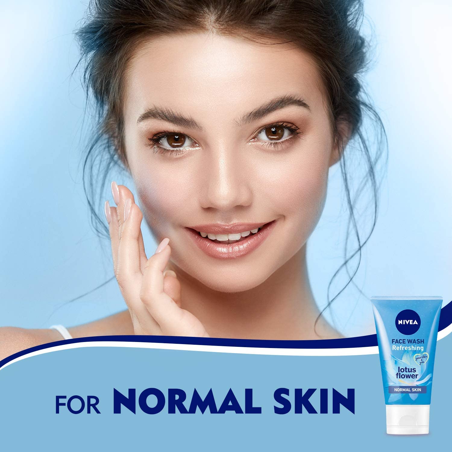 NIVEA Face Wash Cleanser Refreshing Cleansing Normal Skin